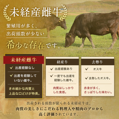 近江牛 2段重 4種 焼肉＆スライスセット 280g