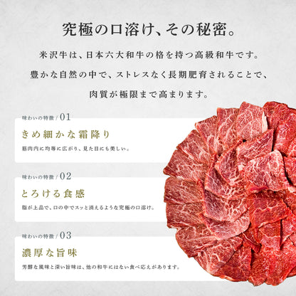 米沢牛 焼肉 肩ロース 300g