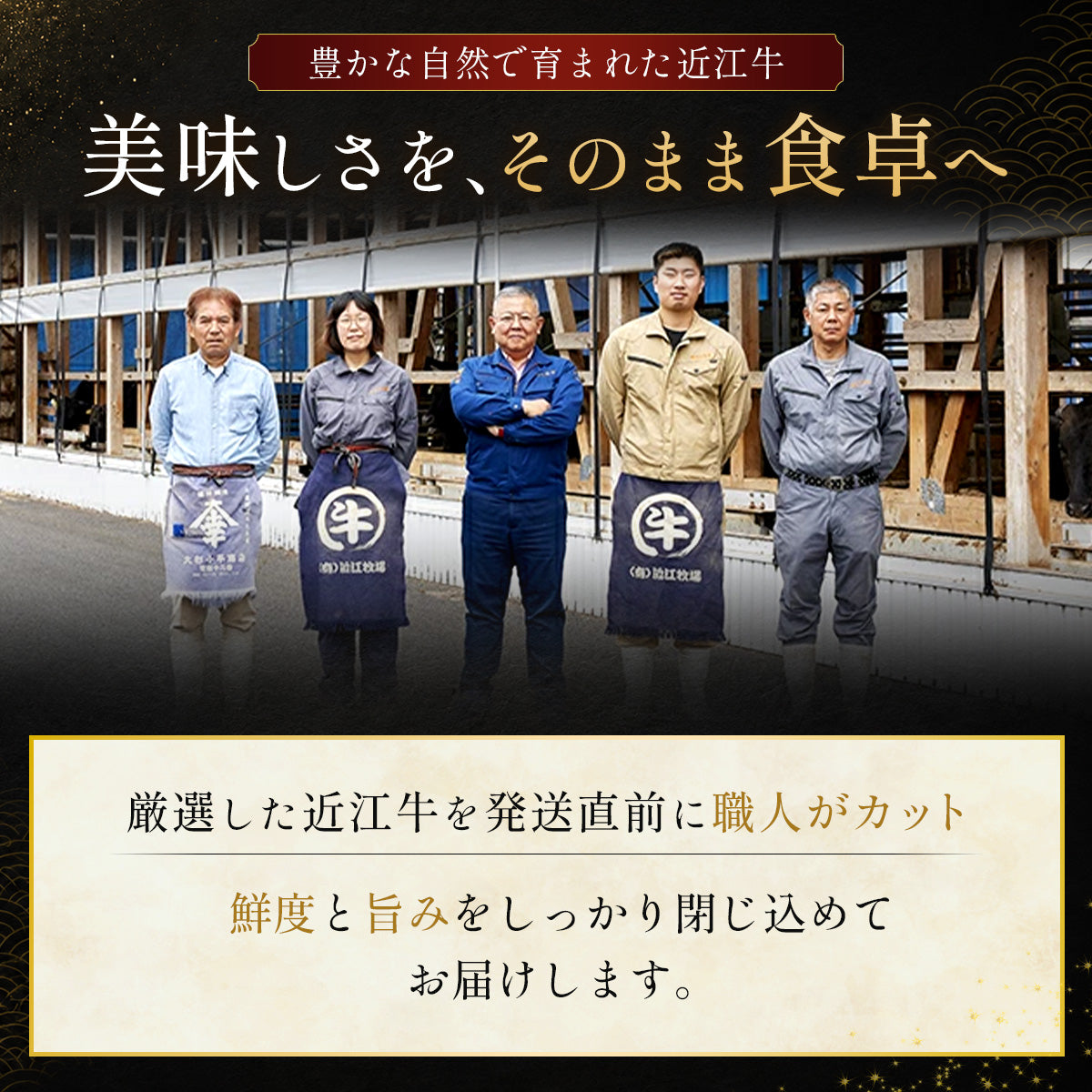近江牛 2段重 4種 焼肉＆スライスセット 280g