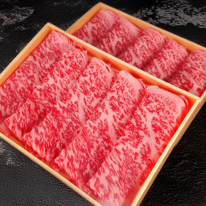 【お中元/送料込み】ブランド和牛2種すき焼き食べ比べ600g（300g×2種）
