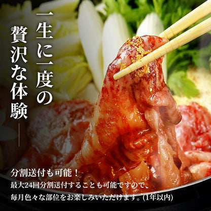 長崎和牛 牛半頭分買い　24分割納品（1年以内）