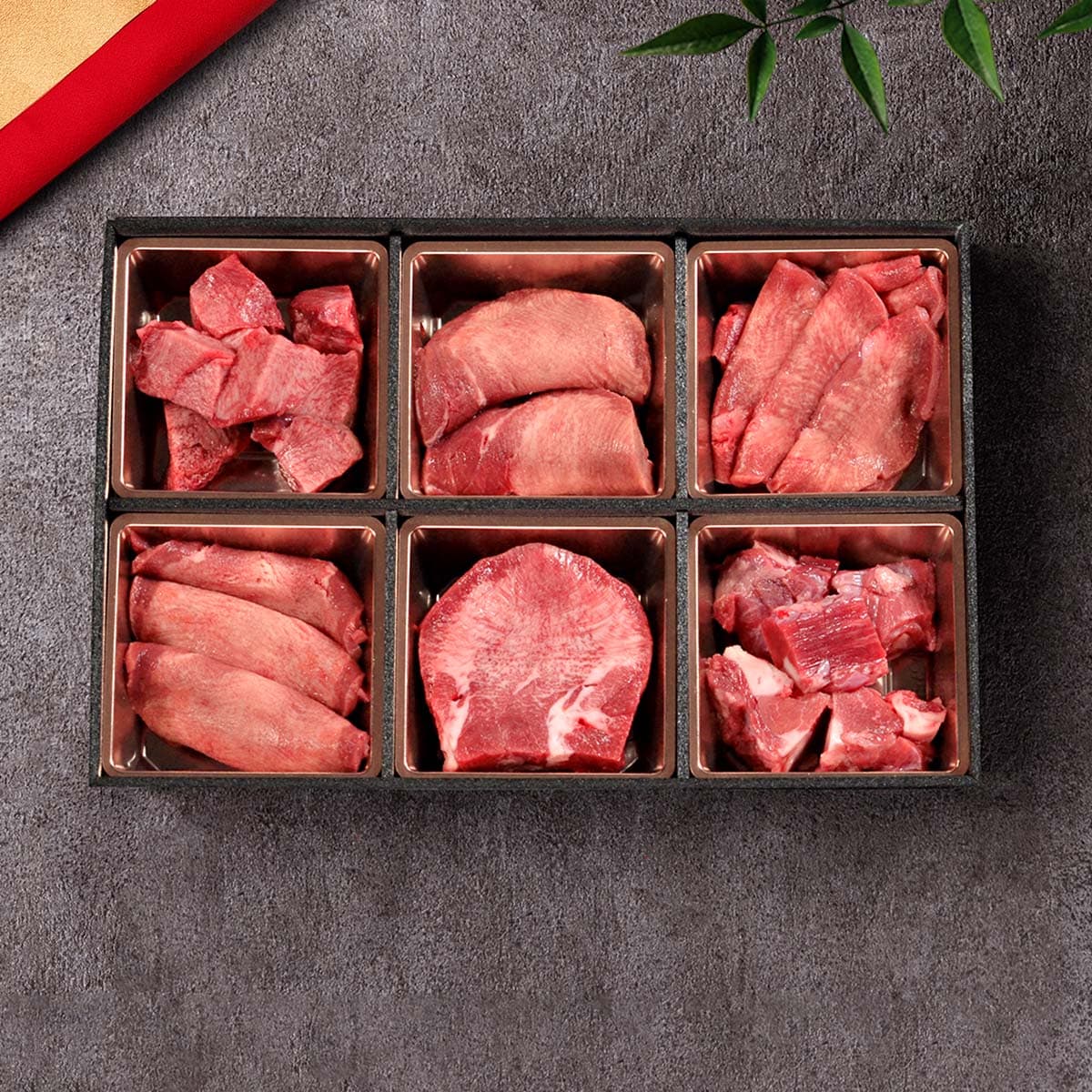 牛タン6つ切り箱 ギフト用 400g