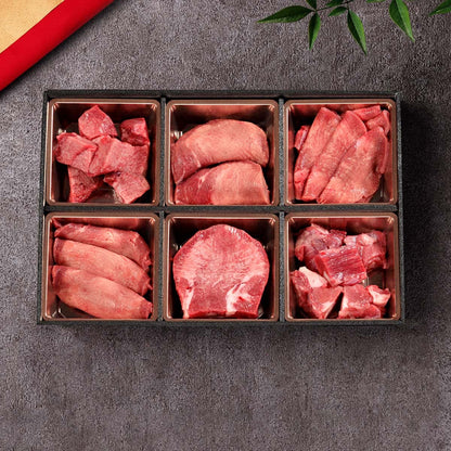 牛タン6つ切り箱 ギフト用 400g