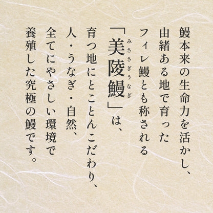 食べ比べ フィレ鰻 蒲焼1尾＋白焼1尾