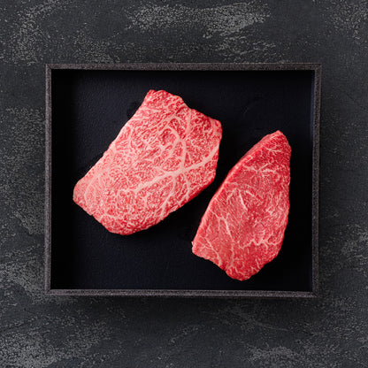 前沢牛 ステーキ食べ比べ イチボ100g＋ランプ100g 計200g