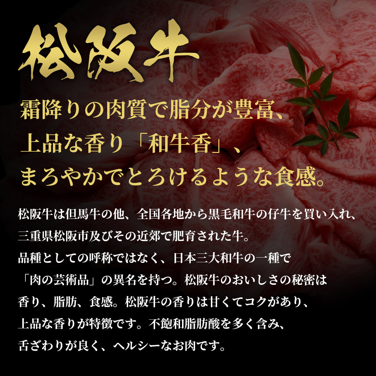 松阪牛 花盛カルビ 焼肉 5種 300g