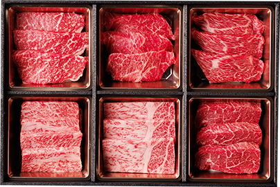 神戸牛 黒毛和牛 6種の希少部位焼肉食べ比べ 400g