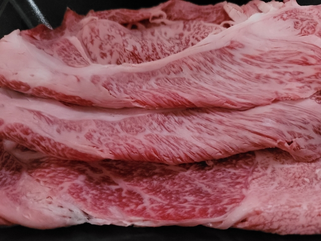 美しい仙台牛のお肉