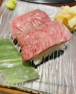 仙台牛の絶品お寿司